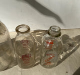 Collection of Vintage Milk Jars- Set of 4