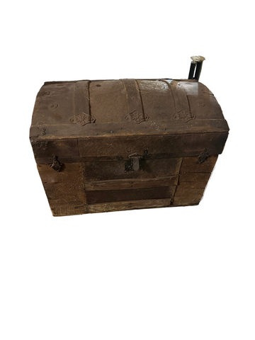 Vintage Wooden Chest With Latches- Condition Issues