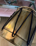 1970s Small Brass Drum Planter