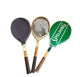 Vintage Trio of Spaulding Tennis Rackets With Covers