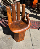 Brown Wooden Hand Chair