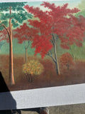 Colorful Trees and Foliage Landscape Painting on Canvas