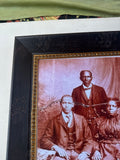 African American Family in Frame, Pair