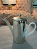 Ceramic Tea Pot With Silver Felted Cover and Lid
