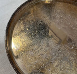 Pair of Large Etched Decorative Trays