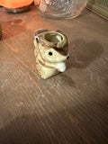 Small Ceramic Squirrel Candle Holder