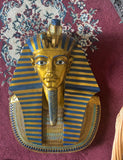 Large Wooden Egyptian Gold Painted Wall Hanging