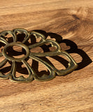 Small Brass Detailed Decorative Trivet