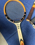 Vintage Collection of Spalding and Slazenger Wooden Tennis Rackets With Zephyr Press
