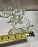 Collection of Glass Bowls and Creamer Cups- Set of 5