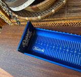 Vintage Ketch Blue Metal Shoe Sizer