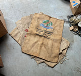 Collection of Vintage Grain Sacks- Set of 5