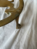 Brass Lion Standing Serving Dish