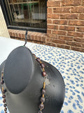 Wooden Brown Beaded Long Hand Made Necklace