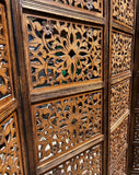Hand Carved Wooden Large Screen/Room Divider