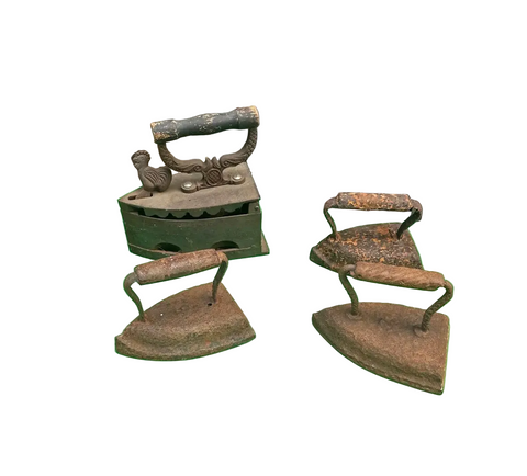 Collection of Primitive Irons- Set of 4