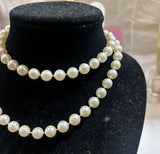 Vintage Simple Pearl Double Layered Necklace
