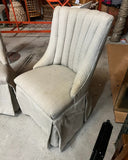 Pair of Gray Upholstered Side Chairs
