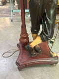 MCM Wooden Golfer Standing Floor Lamp