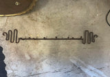Vintage Cast Iron Wall Hanging Coat/Hat Rack With Fun Design
