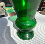 Large Green Glass Vase