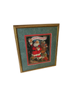 Stone Framed Santa Print