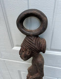 Vintage Hand Carved Wooden African Walking Stick