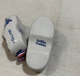 Pair of Blue and White Ceramic Delft Holland Clogs