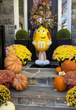 Rent Only Oversized Plastic Yellow M&m Standing Candy Serving Prop