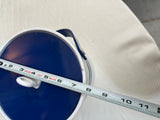 Vintage Blue and White Plastic Ice Bucket