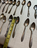 Huge Collection of Silver Spoons- Set of 22
