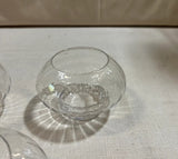 Trio of Lennox Round Crystal Glasses