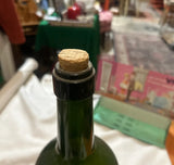Pair of Green Glass Oversized Champagne Bottles