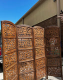 Hand Carved Wooden Large Screen/Room Divider