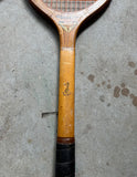 Vintage Collection of Miscellaneous Wooden Tennis Rackets With Guard and Cover