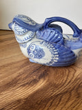 Asian Blue and White Ceramic Bird Creamer Cup/Teapot