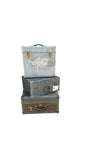 Vintage Trio of Suitcases