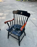 University of Pennsylvania Wooden Black Captains Chair