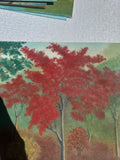 Colorful Trees and Foliage Landscape Painting on Canvas