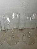 B Monogrammed Collection of Glasses- Set of 5