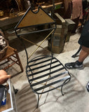 Gold and Black Skinny Wired Chair
