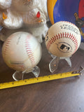 Vintage Pair baseballs 1936 first Hall of Fame election