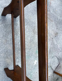 1970s Country Core Hearts Design Wooden Rustic Blanket Rack
