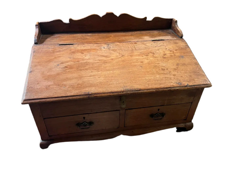 British Colonial Wooden Low Desk