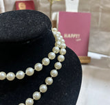 Vintage Simple Pearl Double Layered Necklace
