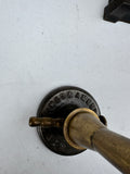 Pair of Brass Oil Lamps, Eimer and Amend