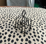 Small Silver Envelope Holder/Desk Accessory