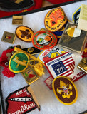 Instant Collection of Boy Scout Memorabilia and Case
