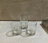 Trio of "R" Monogrammed Glasses