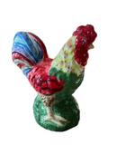 Small Ceramic Hand Painted Rooster Salt Shaker